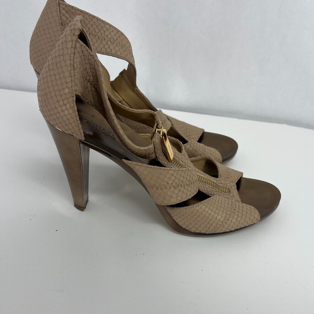 Michael Michael Kor Snake Skin Heels - 10